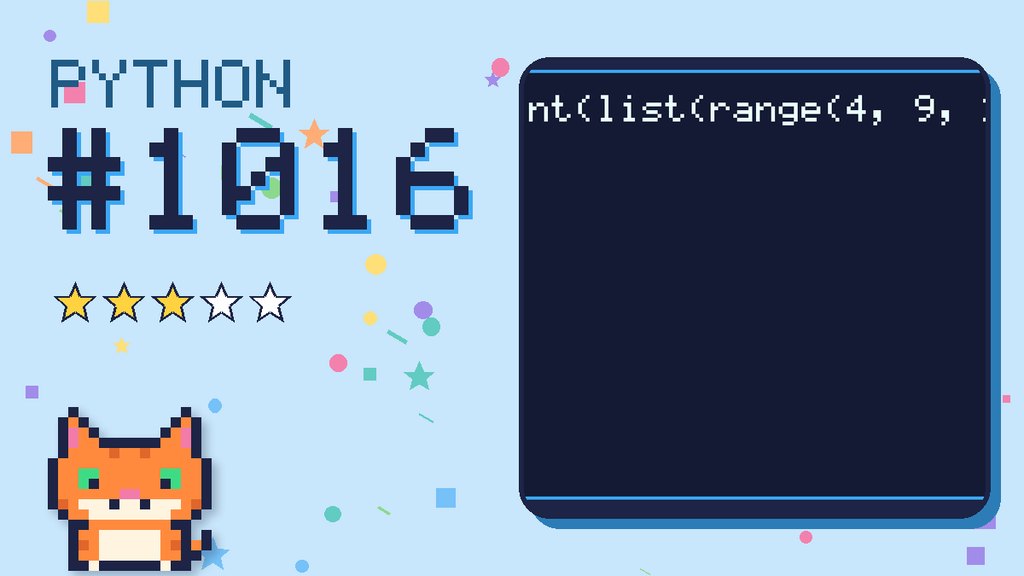 Python Puzzler 1016 card