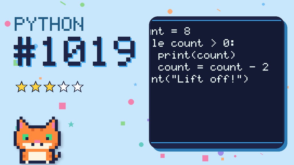 Python Puzzler 1019 card