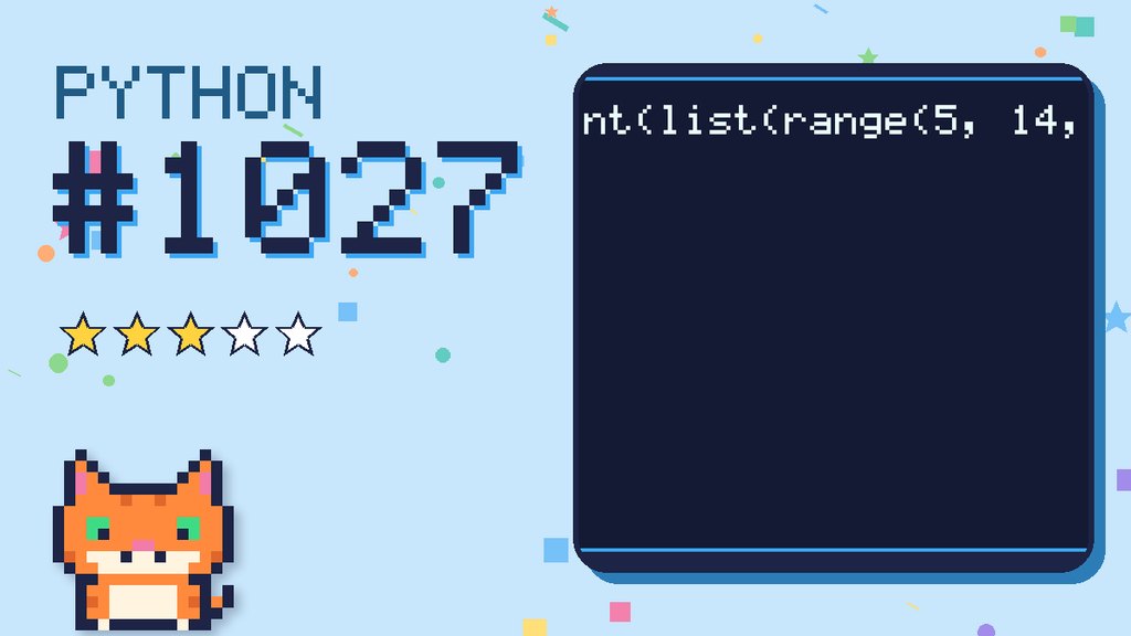 Python Puzzler 1027 card