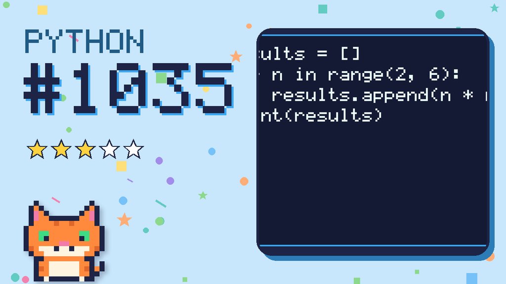 Python Puzzler 1035 card