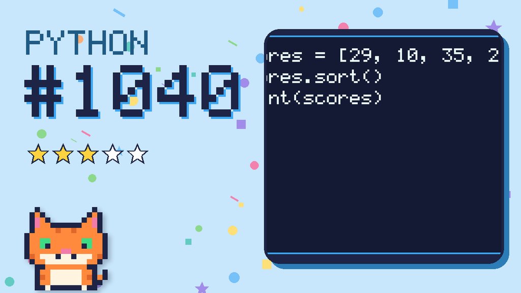 Python Puzzler 1040 card