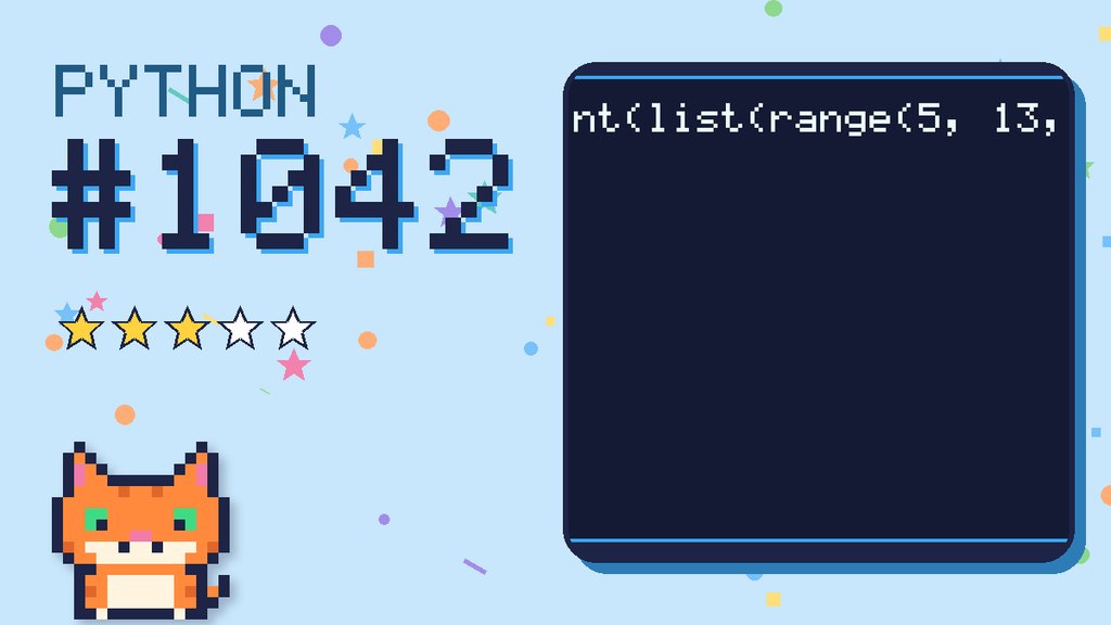 Python Puzzler 1042 card