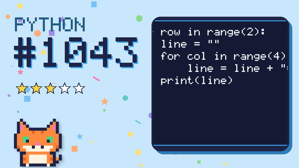 Python Puzzler 1043 card