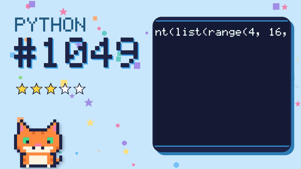 Python Puzzler 1049 card