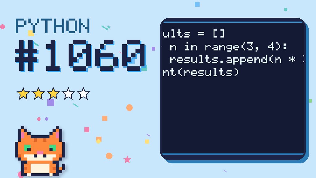 Python Puzzler 1060 card