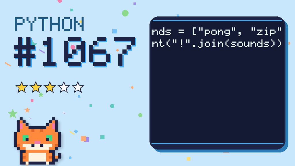 Python Puzzler 1067 card
