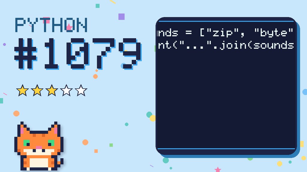 Python Puzzler 1079 card