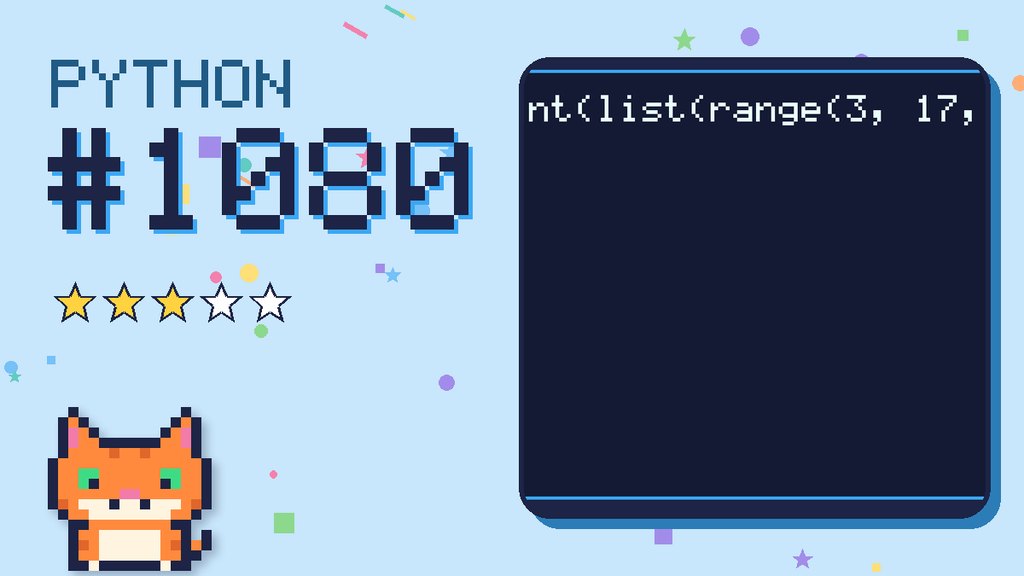 Python Puzzler 1080 card
