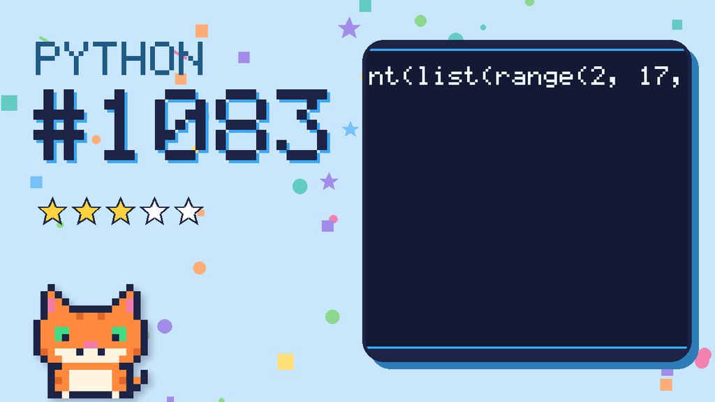 Python Puzzler 1083 card