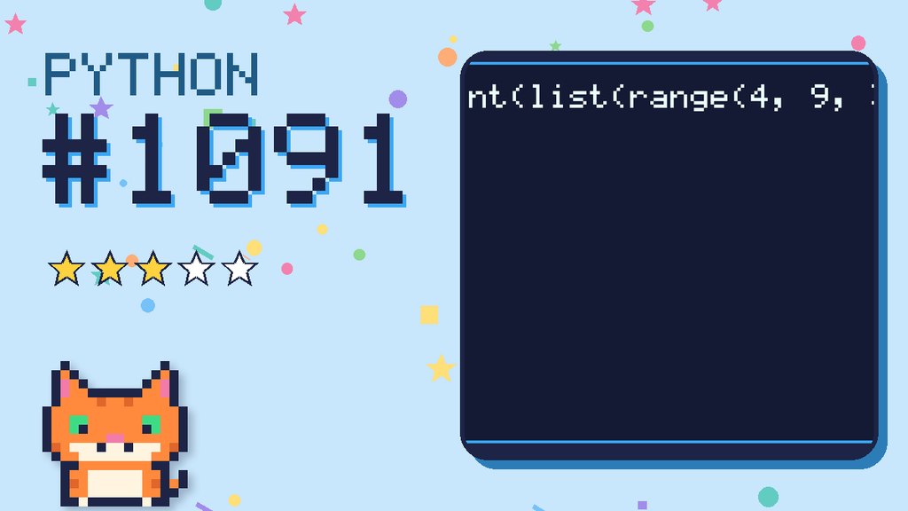 Python Puzzler 1091 card