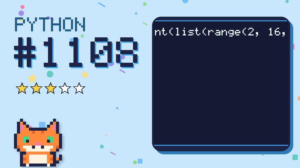 Python Puzzler 1108 card