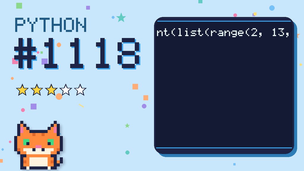 Python Puzzler 1118 card