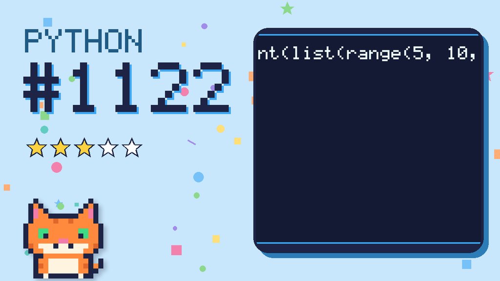 Python Puzzler 1122 card