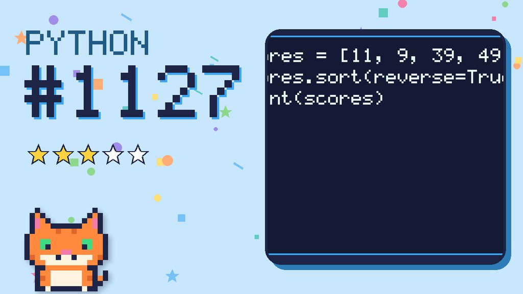 Python Puzzler 1127 card