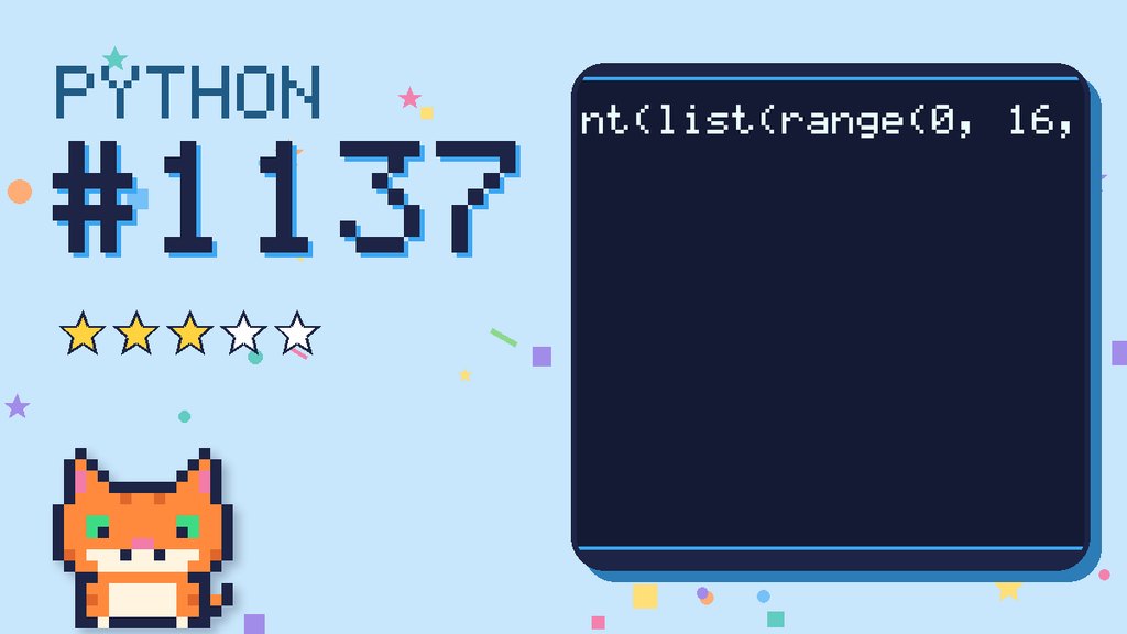 Python Puzzler 1137 card