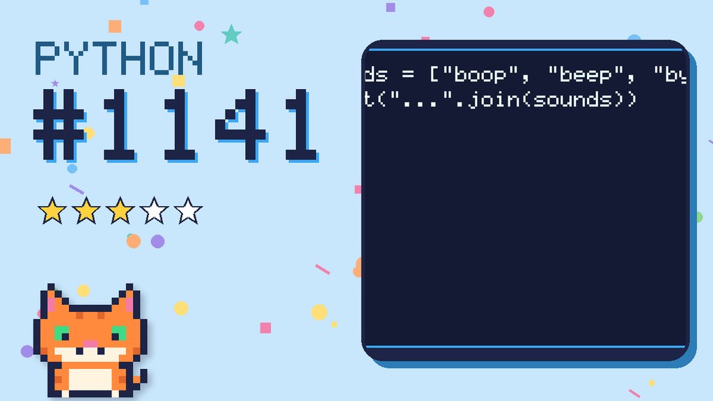 Python Puzzler 1141 card