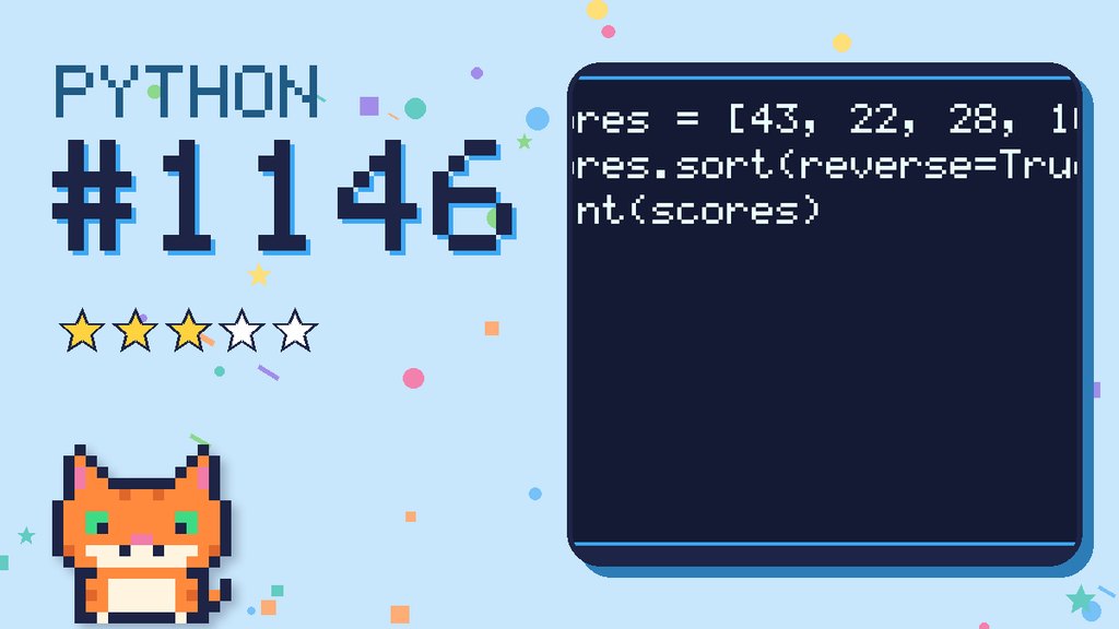 Python Puzzler 1146 card