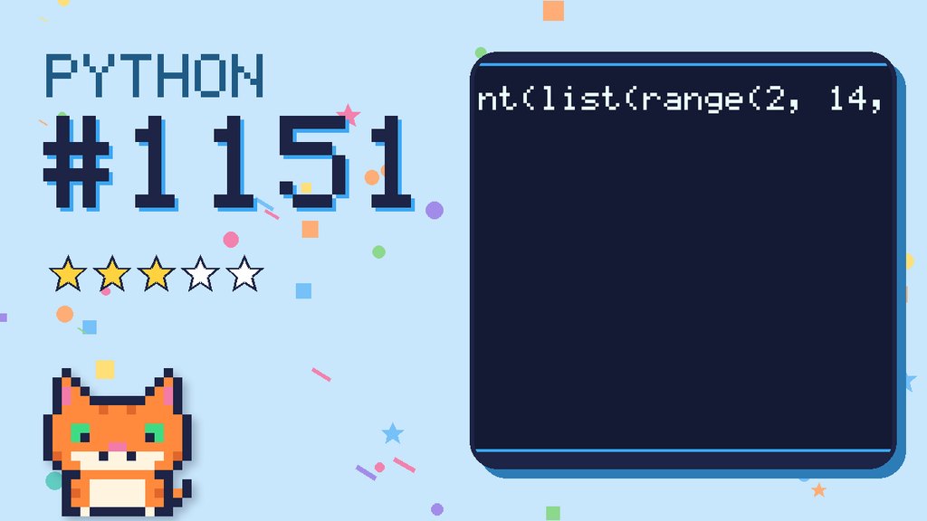 Python Puzzler 1151 card