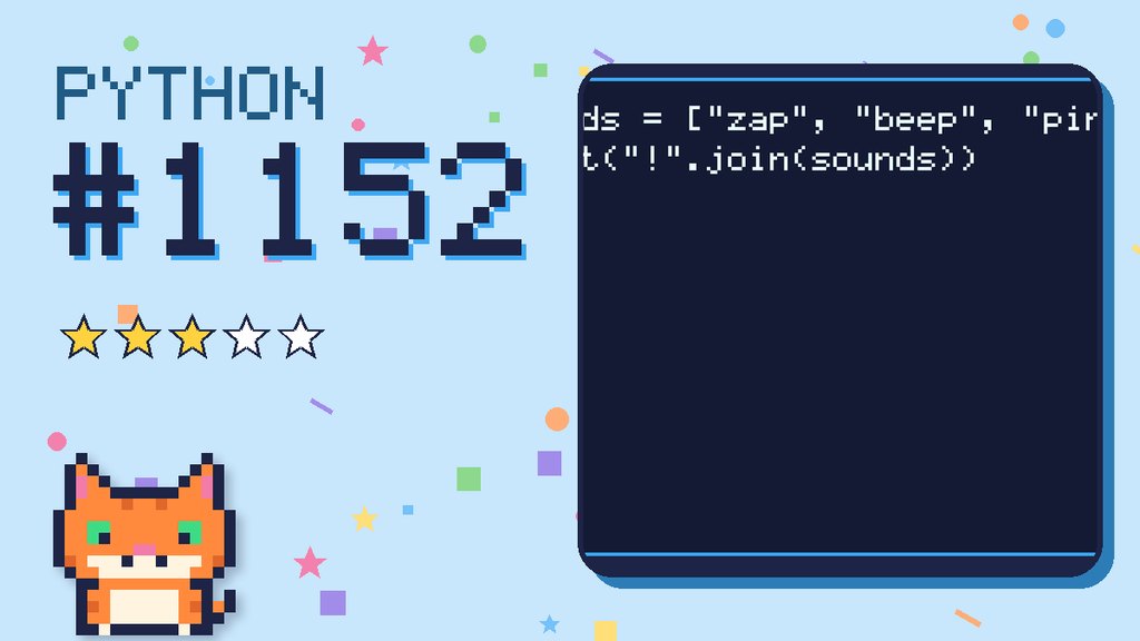 Python Puzzler 1152 card