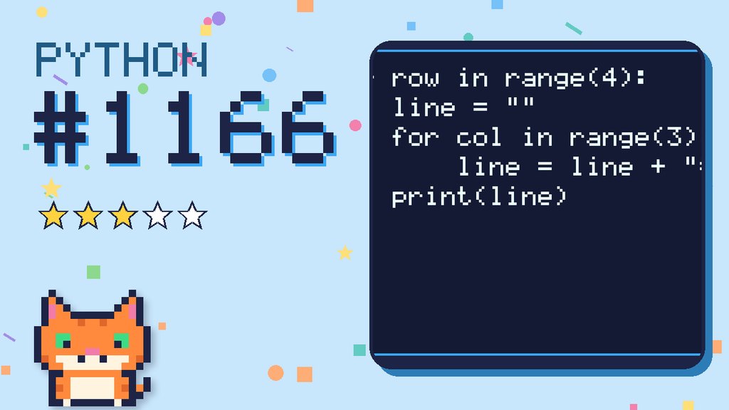Python Puzzler 1166 card