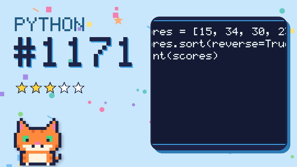 Python Puzzler 1171 card
