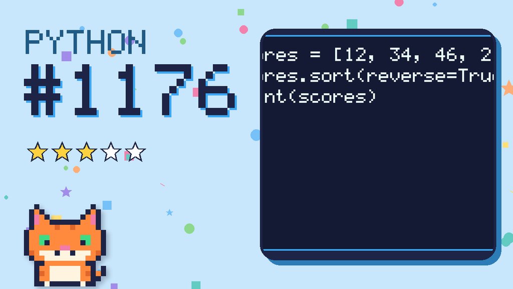 Python Puzzler 1176 card