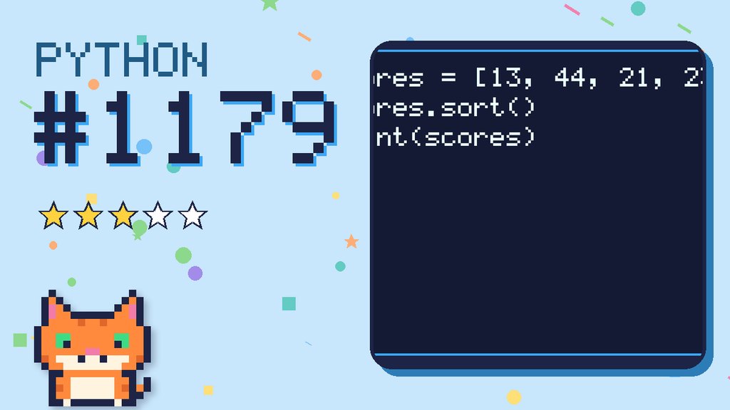 Python Puzzler 1179 card