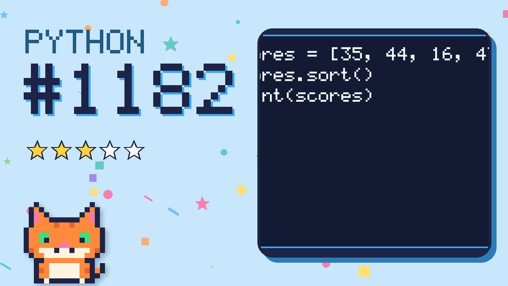 Python Puzzler 1182 card