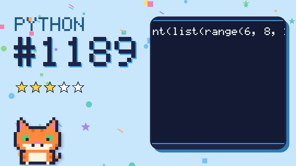 Python Puzzler 1189 card