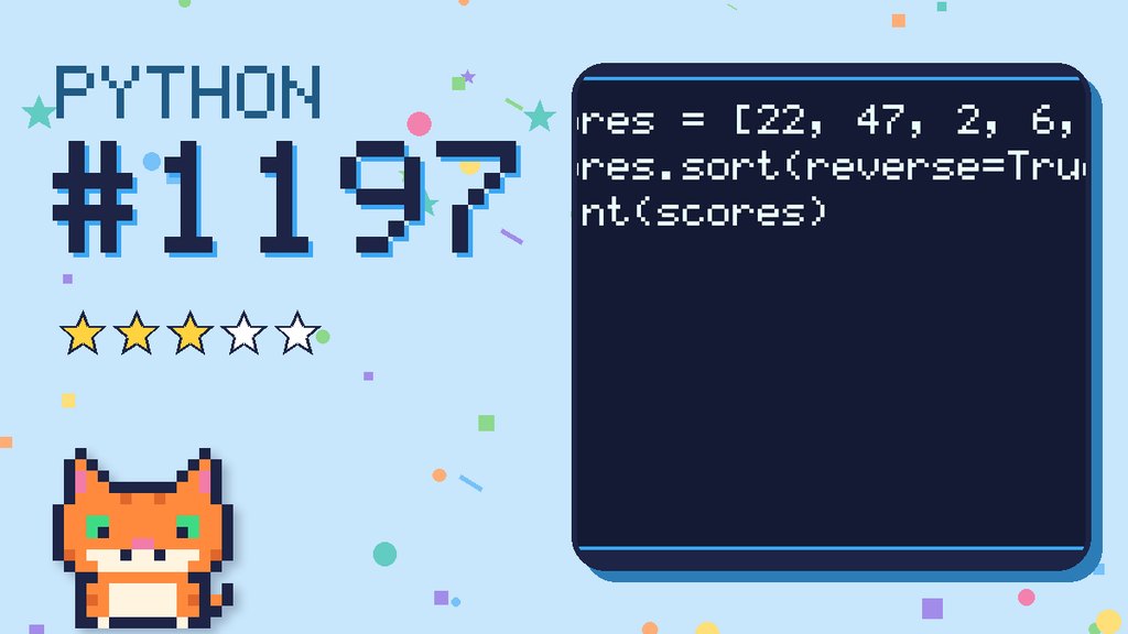 Python Puzzler 1197 card