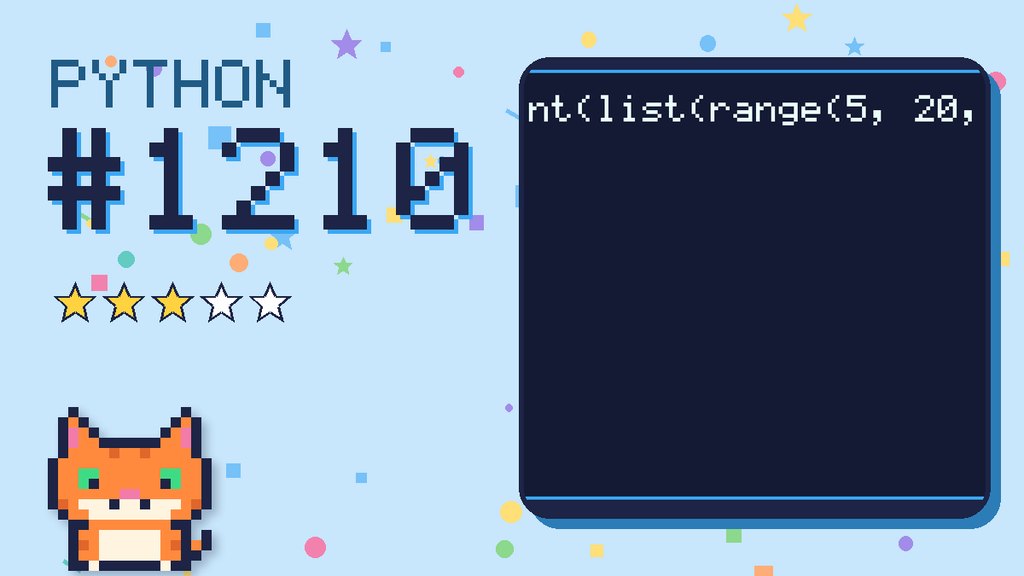 Python Puzzler 1210 card