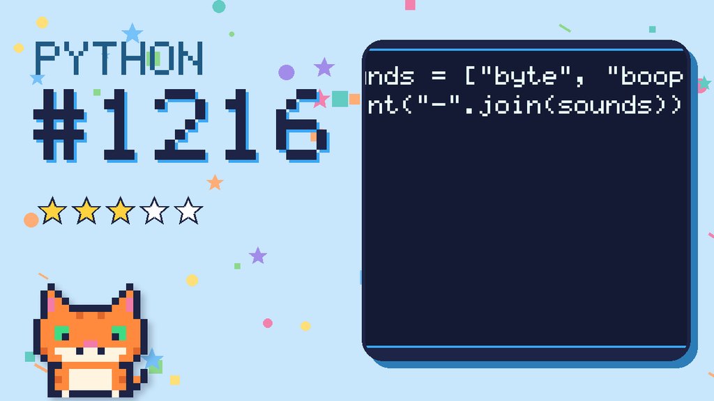 Python Puzzler 1216 card