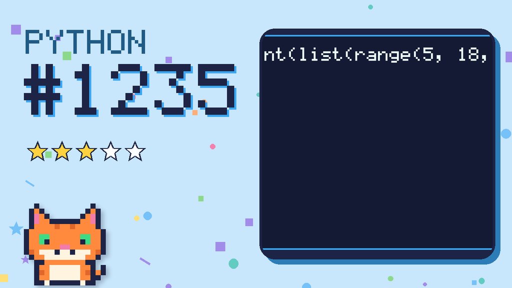 Python Puzzler 1235 card