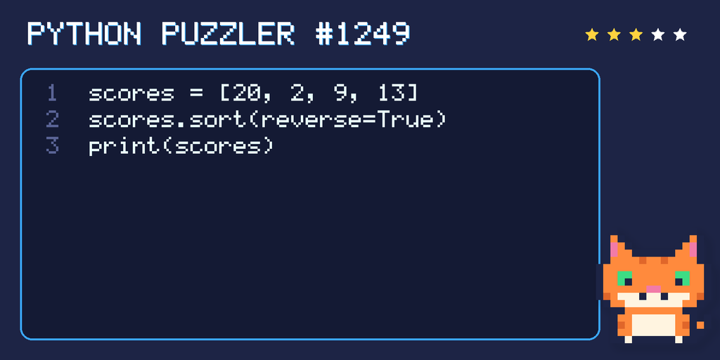 Python puzzler 1249 code