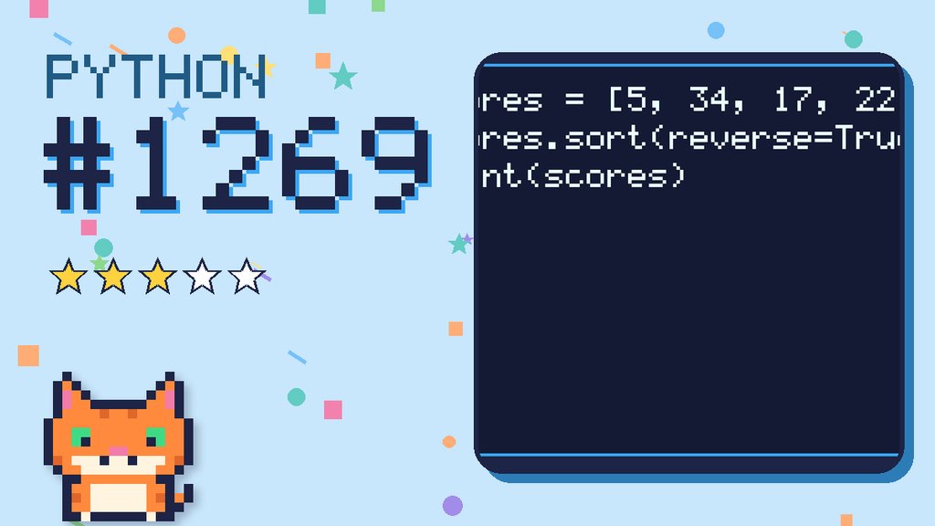 Python Puzzler 1269 card