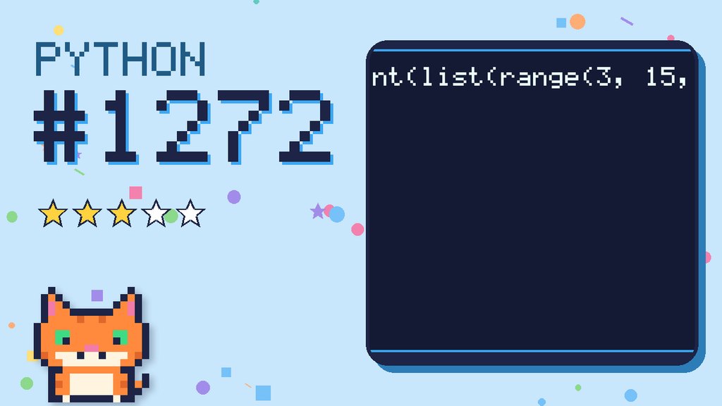 Python Puzzler 1272 card