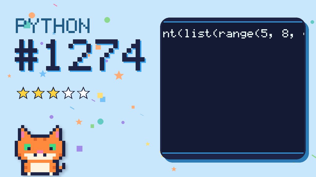 Python Puzzler 1274 card