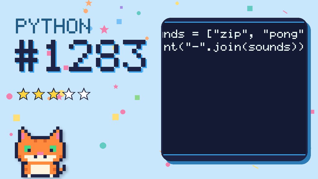 Python Puzzler 1283 card