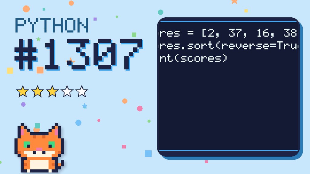 Python Puzzler 1307 card
