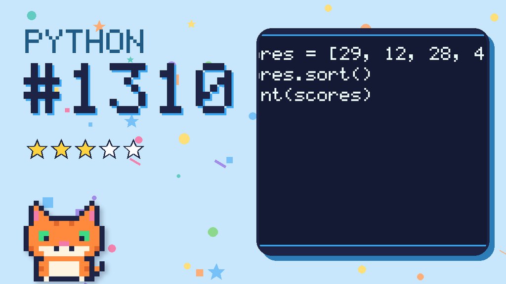 Python Puzzler 1310 card