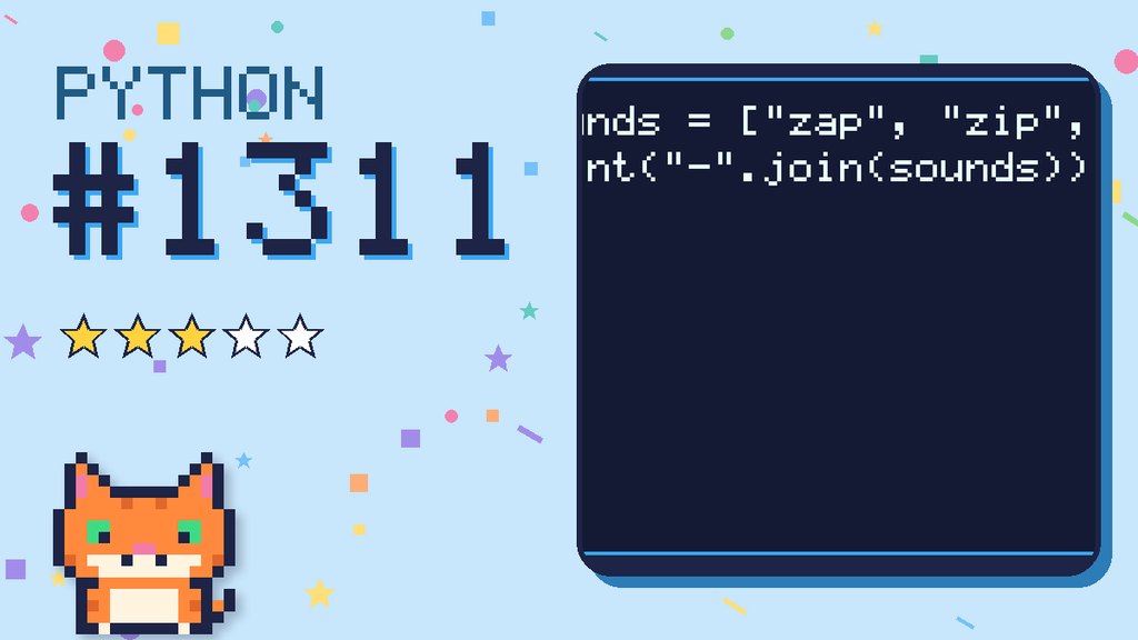 Python Puzzler 1311 card