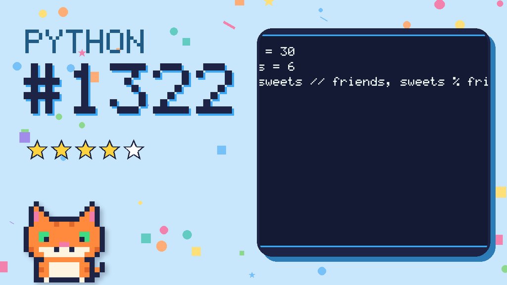Python Puzzler 1322 card