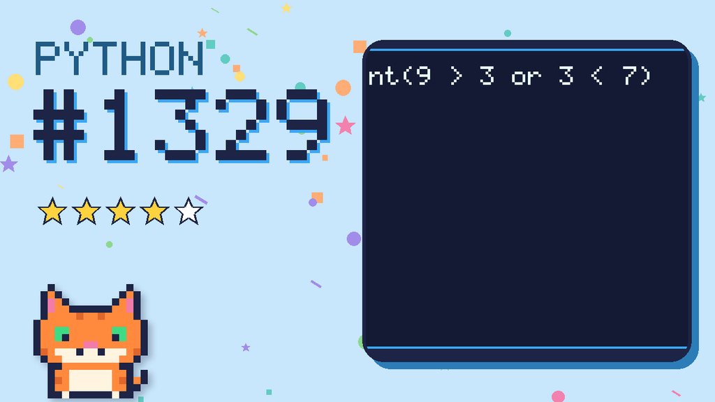 Python Puzzler #1329