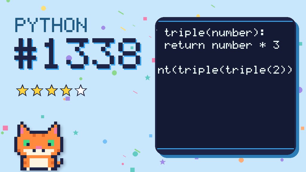 Python Puzzler 1338 card