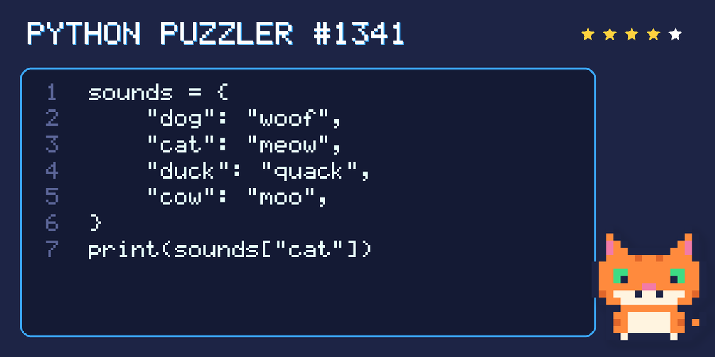 Python puzzler 1341 code