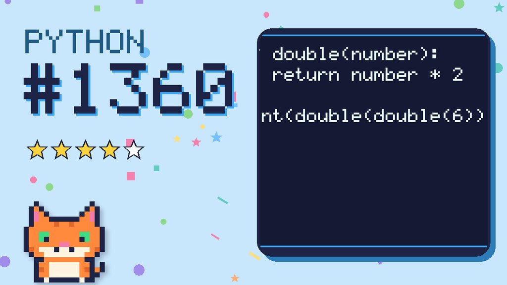 Python Puzzler 1360 card