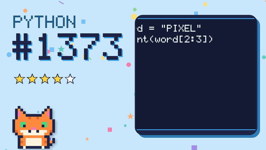 Python Puzzler 1373 card