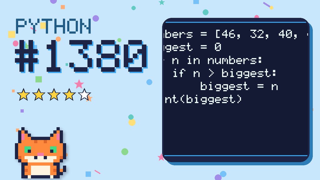 Python Puzzler 1380 card