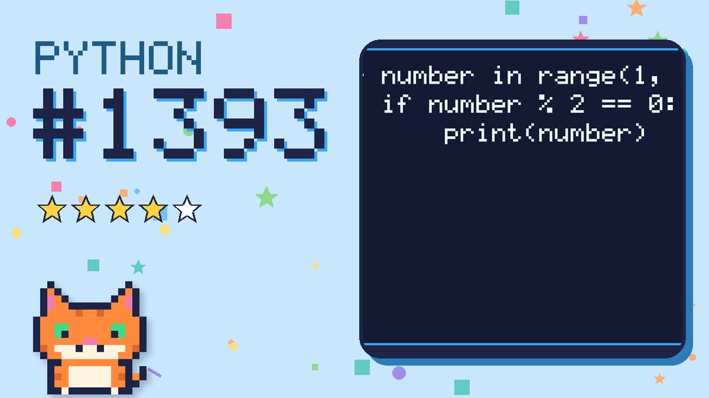 Python Puzzler 1393 card