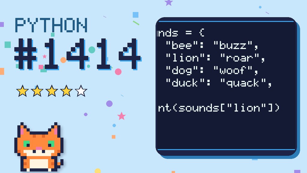 Python Puzzler 1414 card